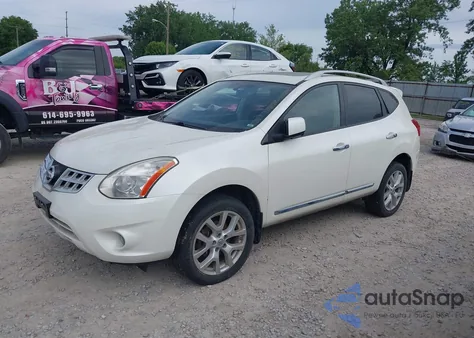 2013 Nissan Rogue Sv W/Sl Pkg из США, поврежденный, VIN JN8AS5MV2DW142259